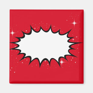roter Aufgabendiagrammmagnet - trocknen Sie Magnet