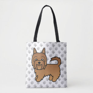 Roter Australischer Terrier Süßer Cartoon-Hund Tasche