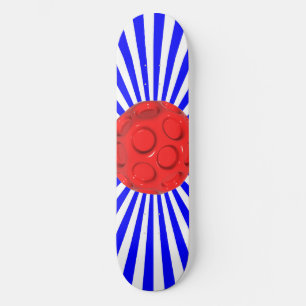 Roter Ball Skateboard