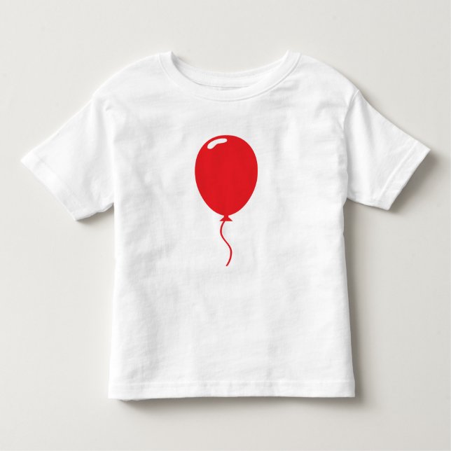 Roter Ballon Kleinkind T-shirt (Vorderseite)