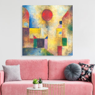Roter Ballon Paul Klee Leinwanddruck