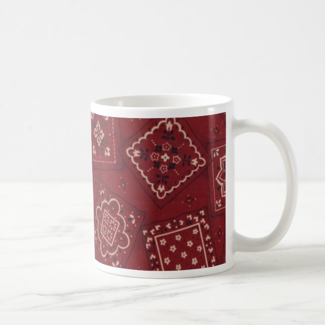 Roter Bandana Kaffeetasse (Rechts)