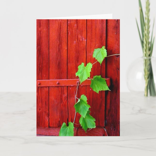 Roter Barn Karte (Vorderseite)