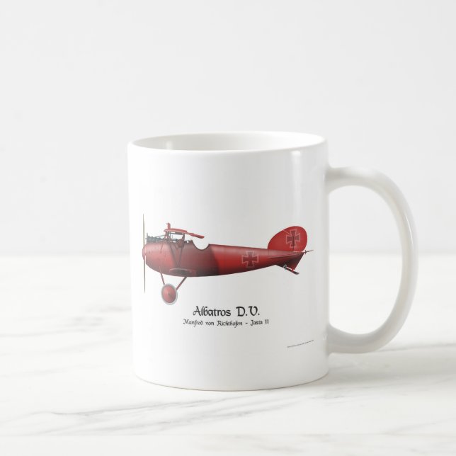 Roter Baron alias Manfred von Richthofen und sein Kaffeetasse (Rechts)
