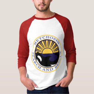 Roter Baseball-T - Shirt