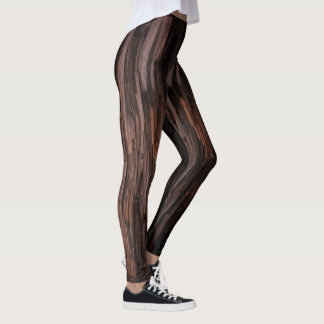 Roter Baum aus Holz Leggings