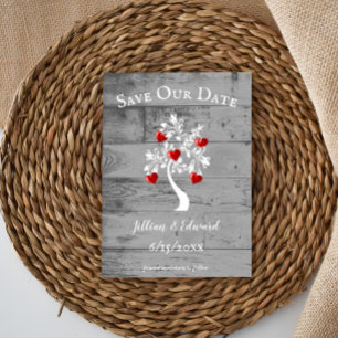 Roter Baum der Ankündigung Datum freihalten