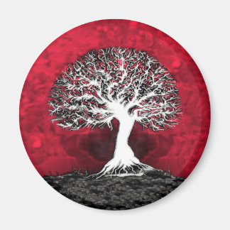 Roter Baum Magnet