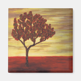 Roter Baum Magnet