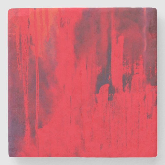 Röter bitte steinuntersetzer (Vorderseite)