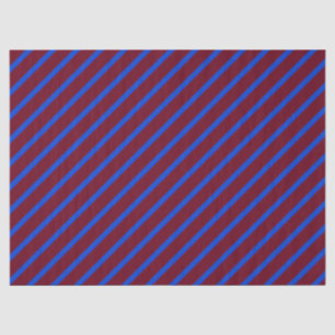 Roter Blaue Diagonalstreifen Seidenpapier