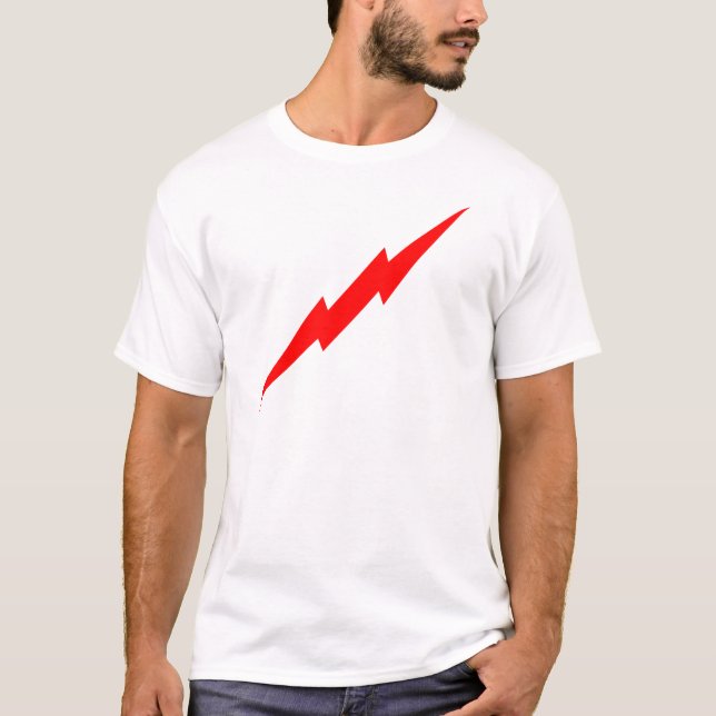 Roter Blitz T-Shirt (Vorderseite)