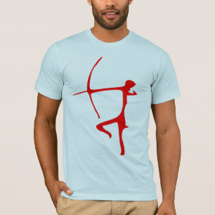 Roter Bogenschütze-T - Shirt