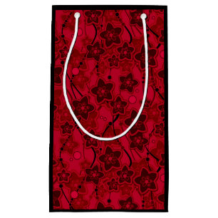 Roter brauner, rustikaler Modedesign Retro Kleine Geschenktüte
