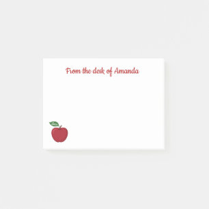 Roter Burgunder Apfel Land Rustikal Herbst Herbstl Post-it Klebezettel