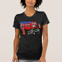 roter Bus Londons und Ikonen von England-T-Shirt