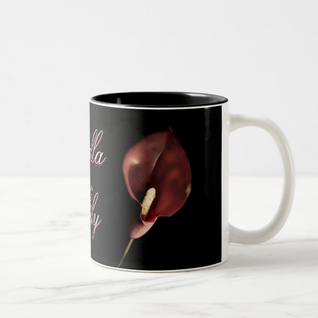 Roter Calla - Tasse (Rechts)