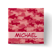 Roter Camouflage-Tarnungs-Name personalisiert