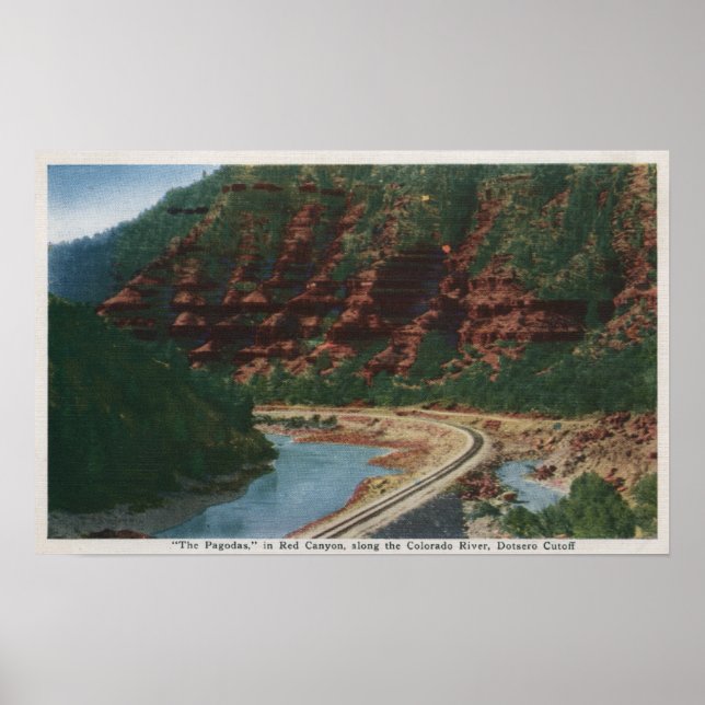Roter Canyon, Colorado Poster (Vorne)