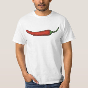 Roter Chile Chili Pepper Paprikaschoten Hot Spicy  T-Shirt