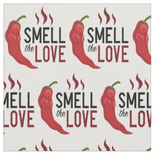 Roter Chile Riecht die Liebe Stoff