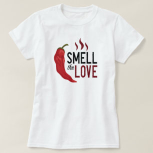 Roter Chile Riecht die Liebe T-Shirt