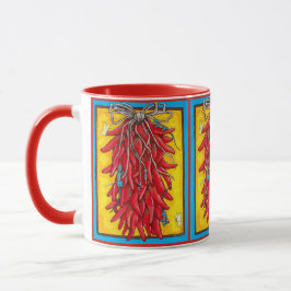 Roter Chile Ristra Southwest Tasse Lizard