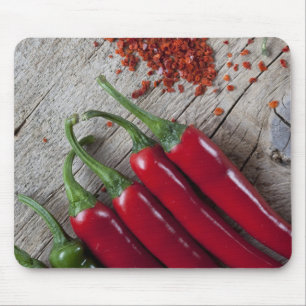 Roter Chili-Pfeffer Mousepad