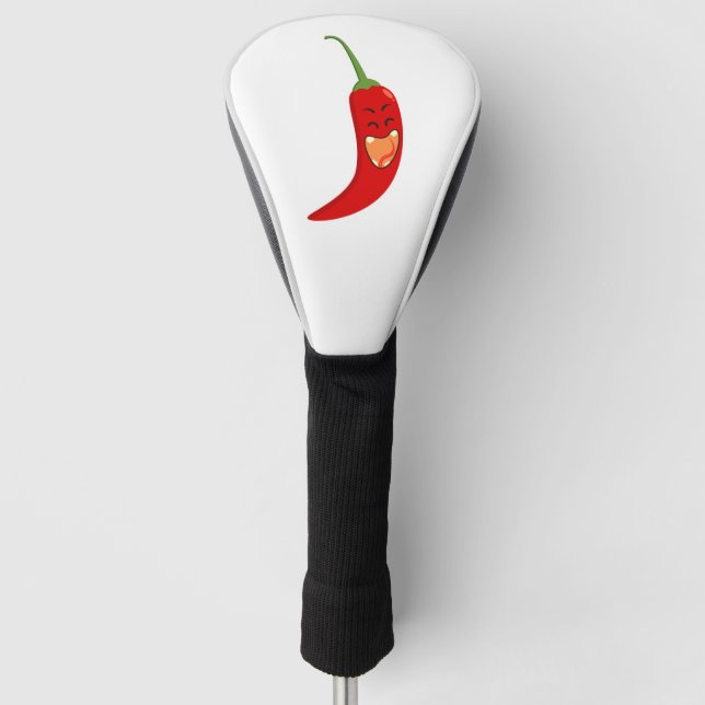 Roter Chili Zwei-Tone-Kaffee-Tasse Golf Headcover (Vorderseite)