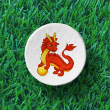 Roter chinesischer Drache