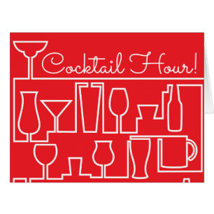 Roter Cocktail Party