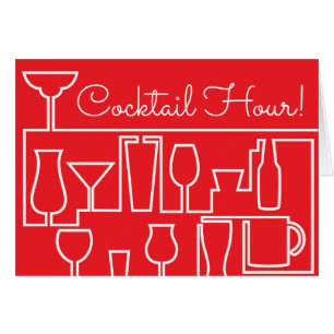 Roter Cocktail Party