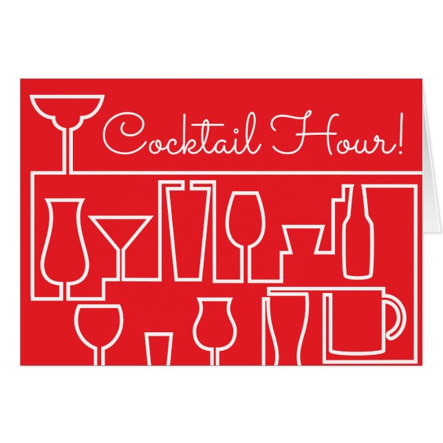 Roter Cocktail Party (Vorderseite (Horizontal))