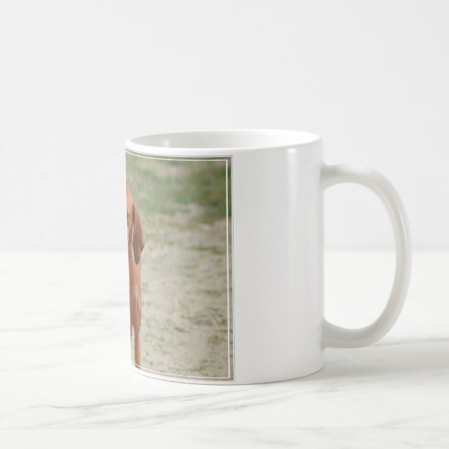 Roter Coonhound Kaffeetasse (Rechts)