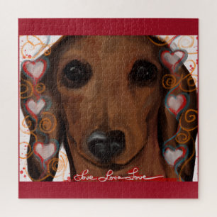 Roter Dachshund 