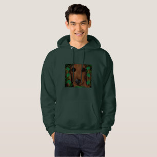 Roter Dachshund Hoodie