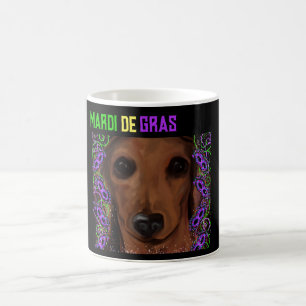 Roter Dachshund Kaffeetasse