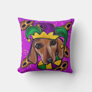 ROTER DACHSUND    KISSEN