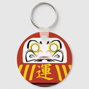 ROTER Daruma Schlüsselanhänger ist für Ihre