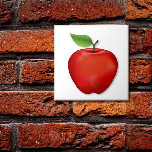 Roter Delicious Apfel-Kachel Fliese