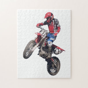 Roter Dirt Bike