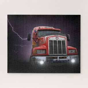 Roter Donner KW Big Rig 18 Räder