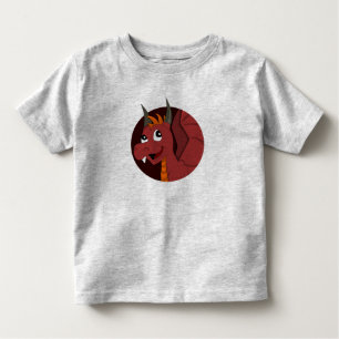 Roter Drache Cartoon Kleinkind T - Shirt