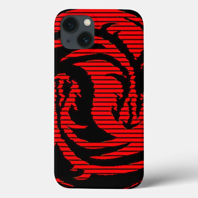 Roter Drache Case-Mate iPhone Hülle (Rückseite)