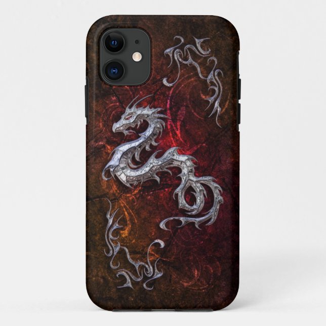 Roter Drache für kaum dort Case-Mate iPhone Hülle (Rückseite)