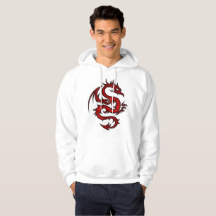 Roter Drache Hoodie