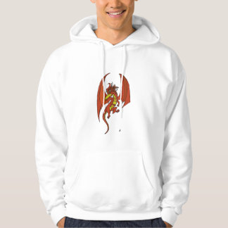 Roter Drache Hoodie