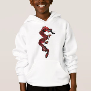 Roter Drache Hoodie