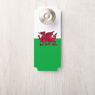 Roter Drache keltische Flagge von Wales & Walisisc Türanhänger