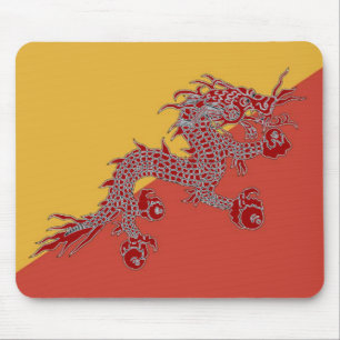 Roter Drache-Mauspad Mousepad